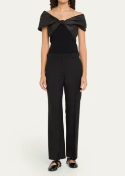 SIMKHAICeliana Combo Off-The-Shoulder Top