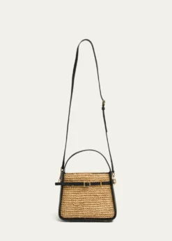 SIMKHAICleo Mini Raffia Bucket Bag