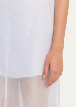 SIMKHAIDana Organza Midi Skirt
