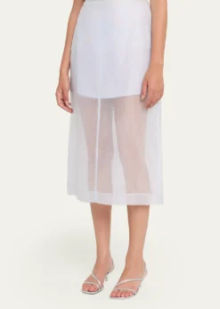 SIMKHAIDana Organza Midi Skirt