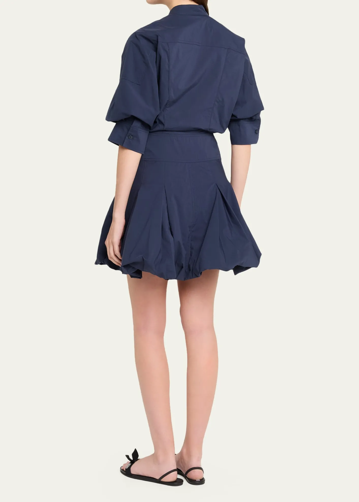 SIMKHAIEffie Cotton Bubble Mini Dress