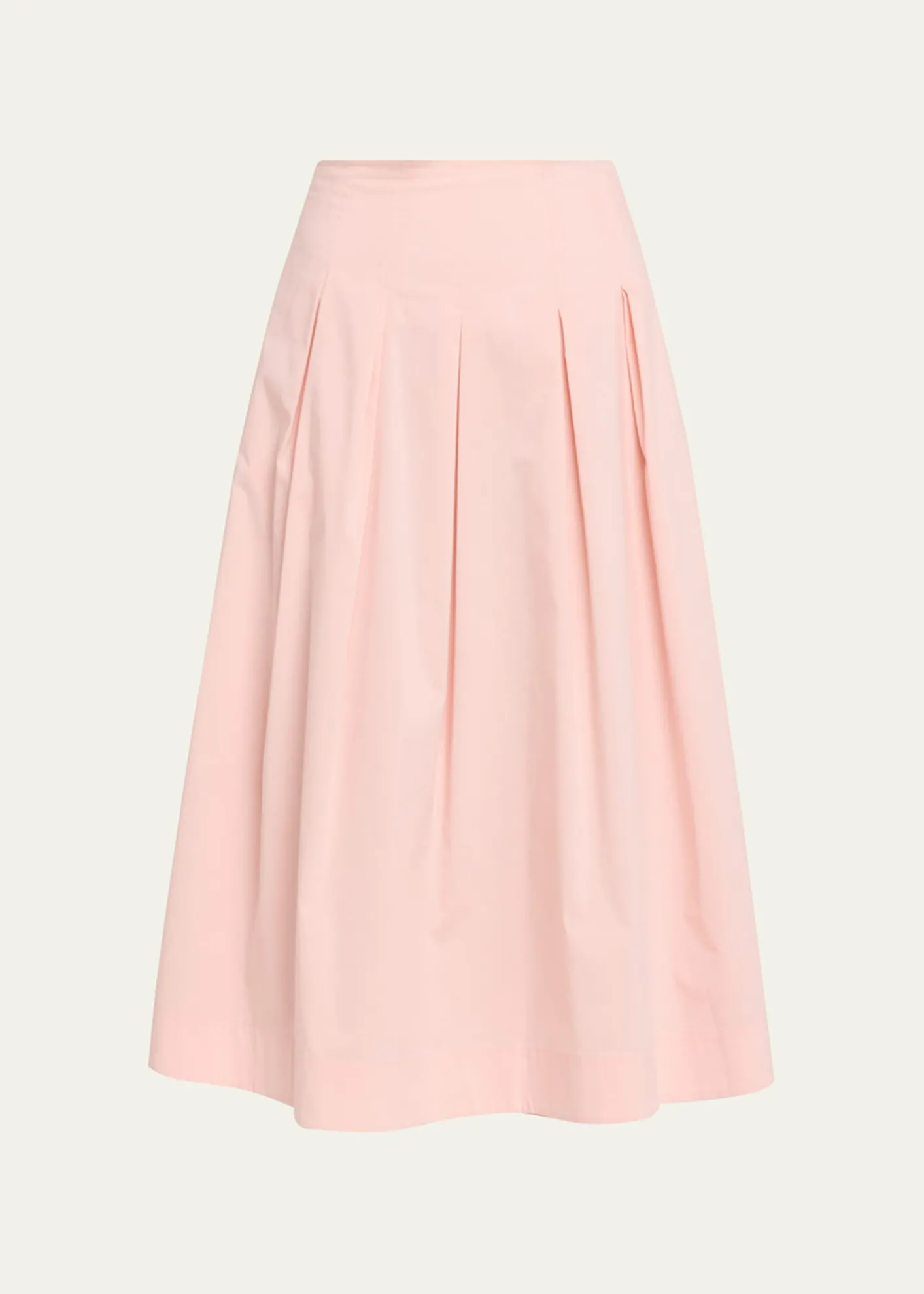 SIMKHAIElora Poplin Midi Skirt