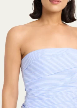 SIMKHAIEmerson Ruched Strapless Top