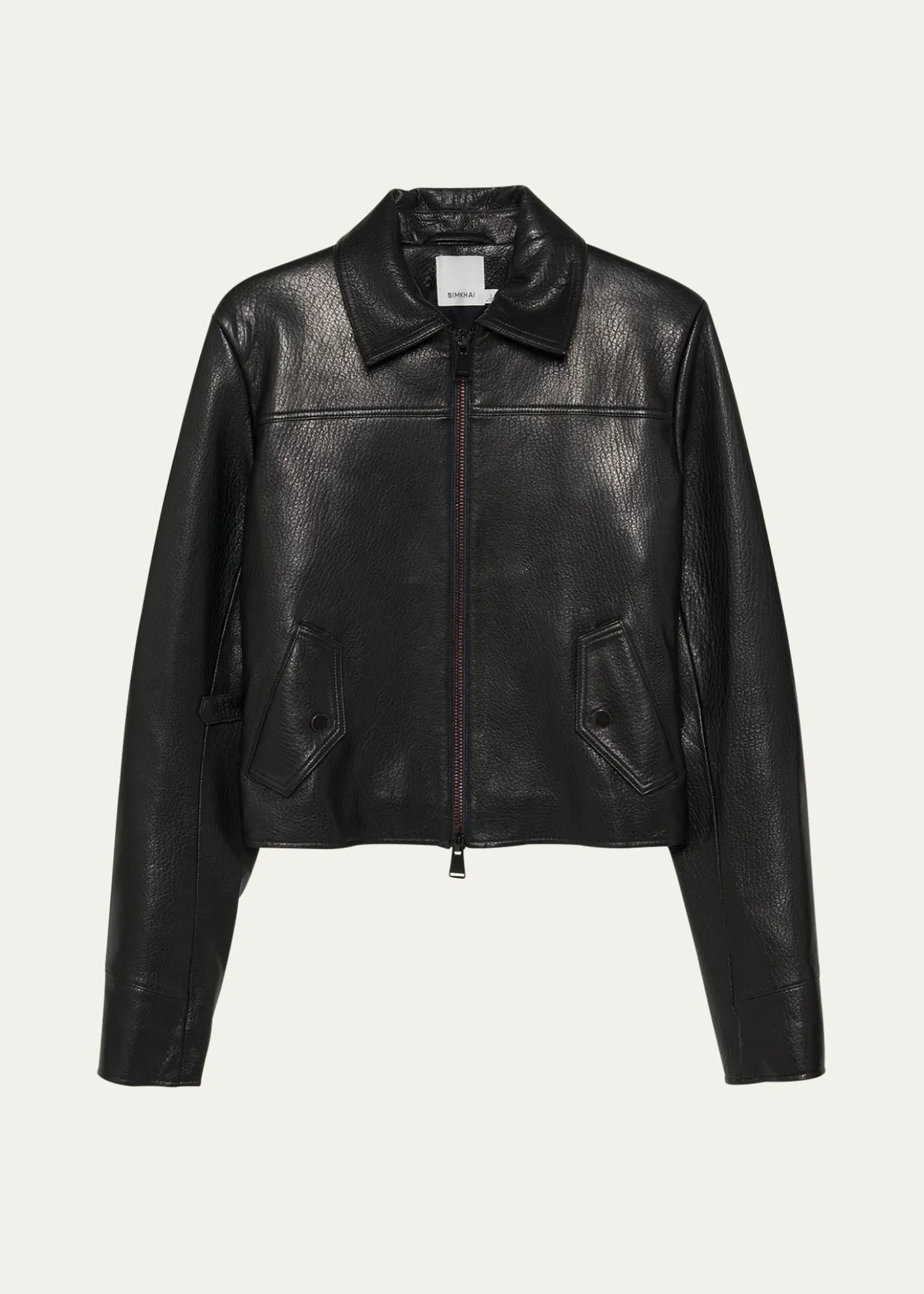 SIMKHAIFreeman Leather Jacket