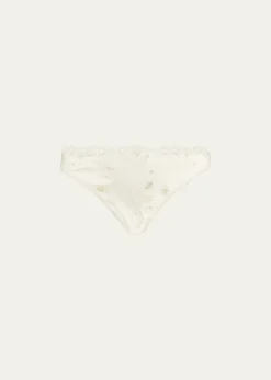 SIMKHAIGina Embroidered Bikini Bottoms