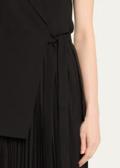 SIMKHAIHelena Combo Blazer Sleeveless Midi Dress