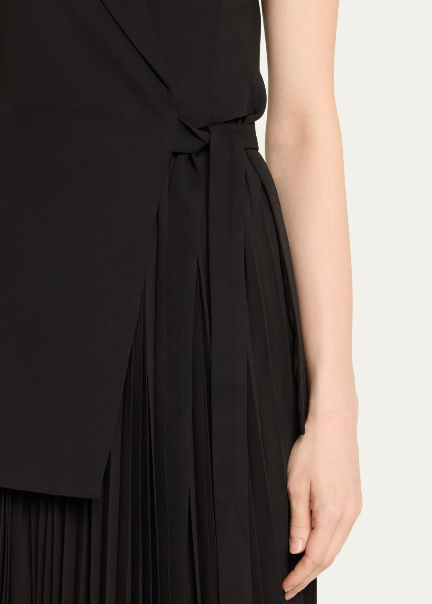 SIMKHAIHelena Combo Blazer Sleeveless Midi Dress