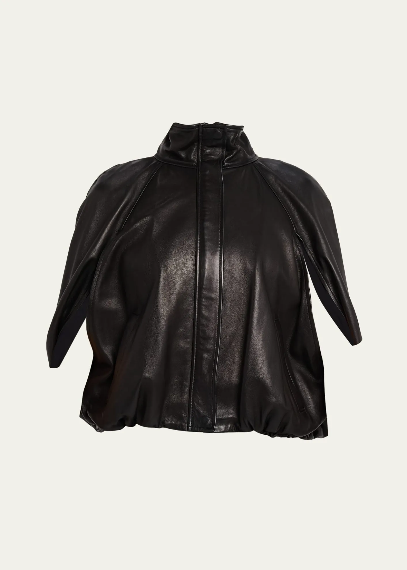 SIMKHAIJada Nappa Leather Cape Jacket