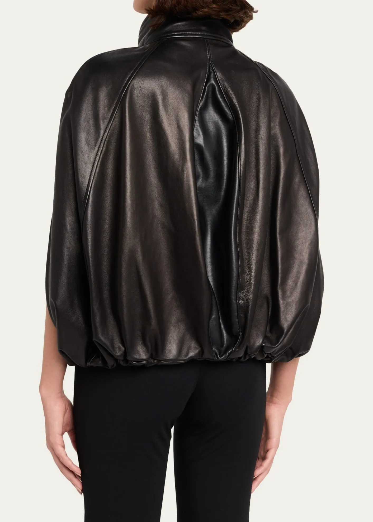 SIMKHAIJada Nappa Leather Cape Jacket