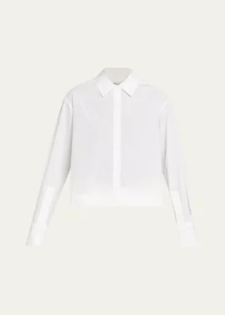 SIMKHAIKacey Cotton Lace Long-Sleeve Top