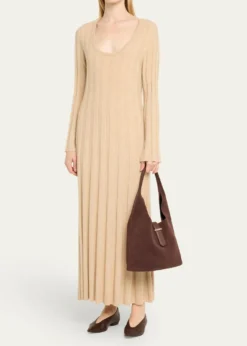 SIMKHAIKhai Buckle Suede Hobo Bag