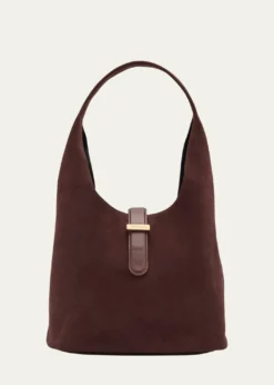 SIMKHAIKhai Buckle Suede Hobo Bag