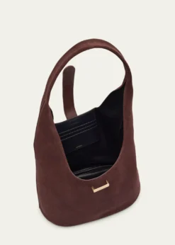 SIMKHAIKhai Buckle Suede Hobo Bag