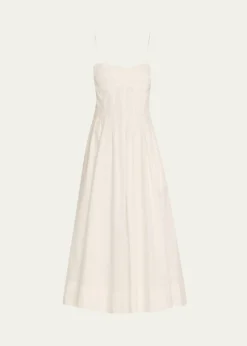 SIMKHAIKittiya Sleeveless A-Line Midi Dress
