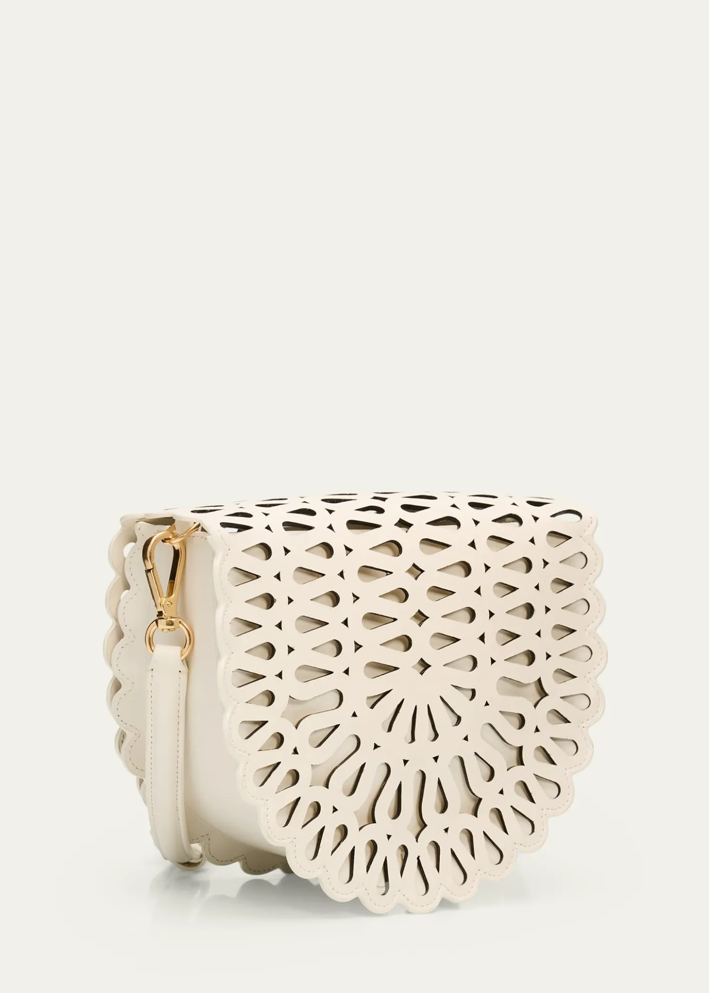 SIMKHAIMcCall Laser Cutout Leather Crossbody Bag