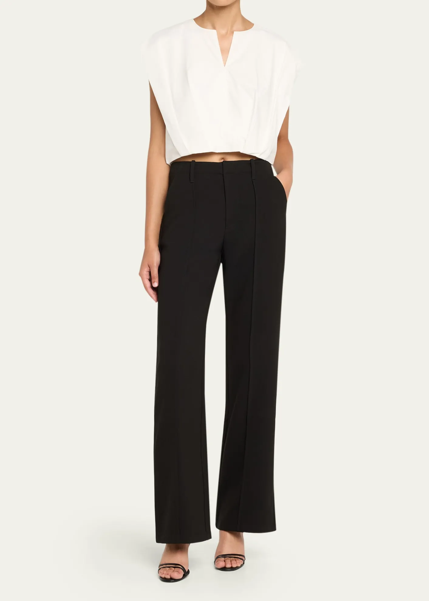 SIMKHAIMichelle Pintuck Cropped Pants