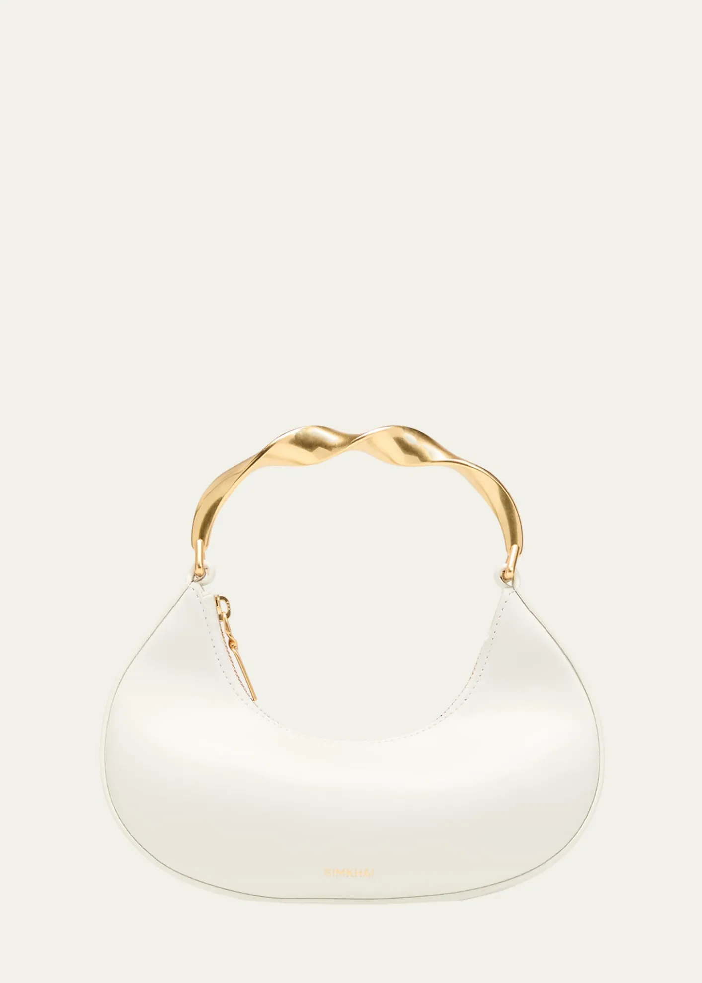 SIMKHAINixi Twist Leather Top-Handle Bag