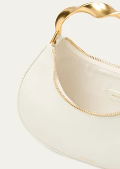 SIMKHAINixi Twist Leather Top-Handle Bag