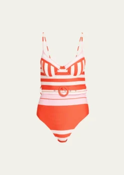 SIMKHAINoa Belted Bustier One-Piece Swimsuit