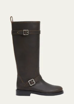 SIMKHAINoah Leather Moto Boots