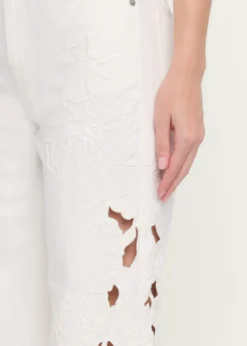SIMKHAIPorter Floral Embroidered Jeans