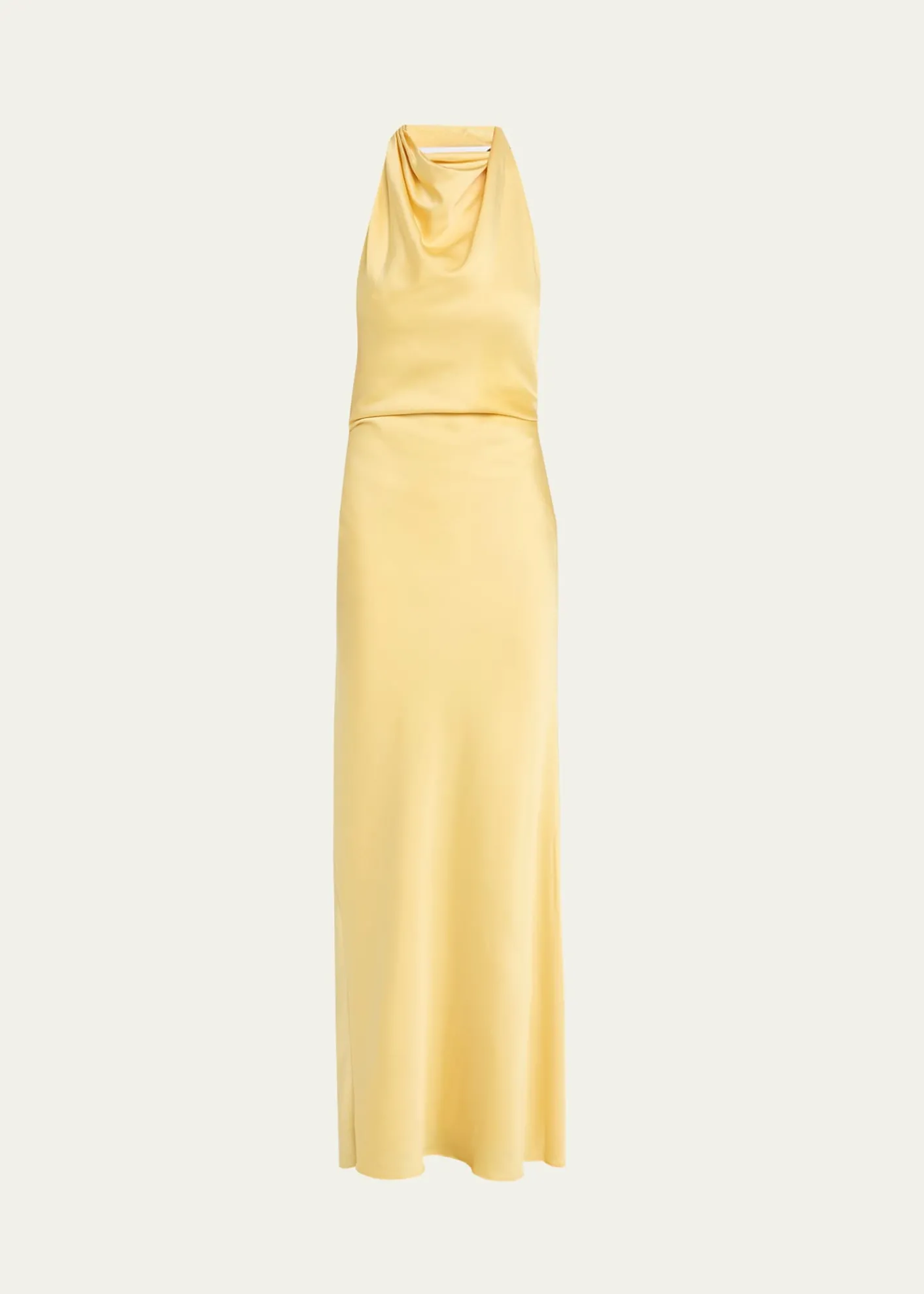 SIMKHAIReannon Satin Halter Dress