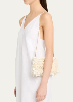 SIMKHAIReese Seashell Leather Clutch Bag