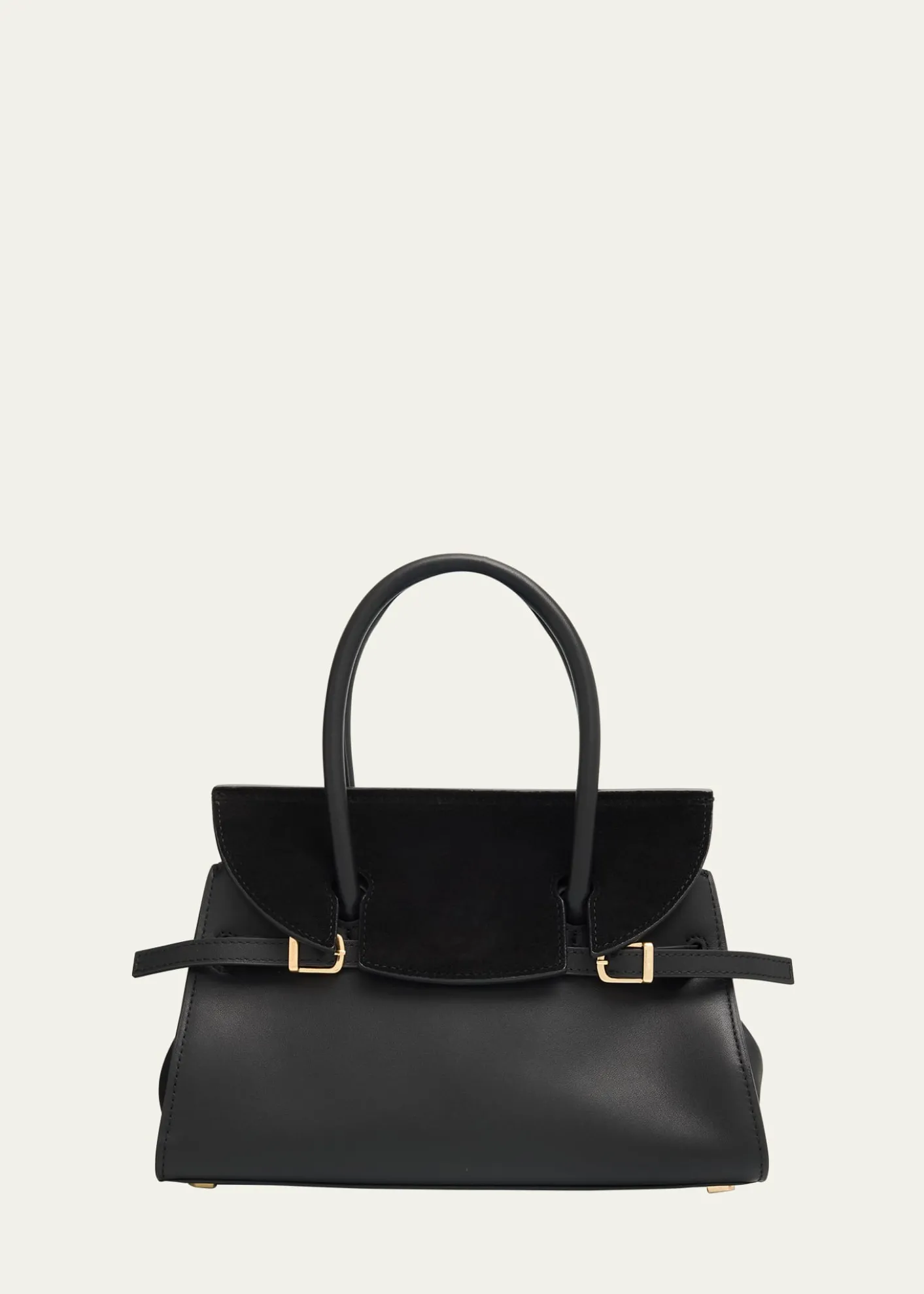 SIMKHAIRiver Small Suede Flap Top-Handle Bag