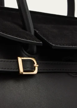SIMKHAIRiver Small Suede Flap Top-Handle Bag
