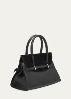 SIMKHAIRiver Small Suede Flap Top-Handle Bag