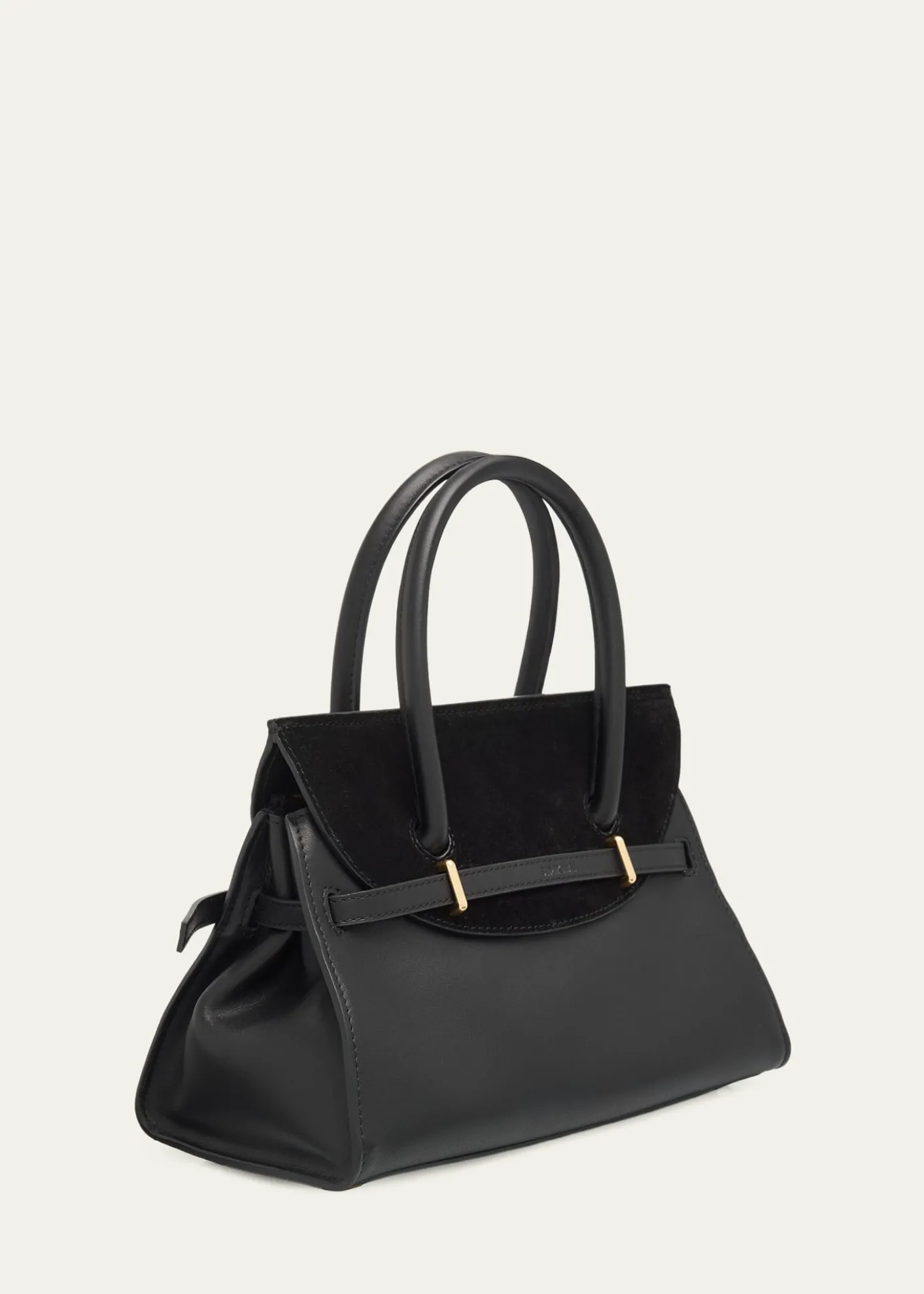 SIMKHAIRiver Small Suede Flap Top-Handle Bag