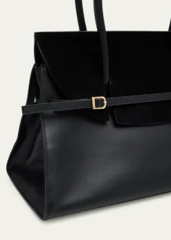 SIMKHAIRiver Suede Flap Leather Shoulder Bag