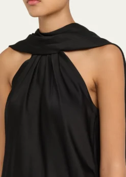 SIMKHAIScarlett Satin Cape Top