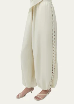 SIMKHAISelah Linen Lace Balloon Pants