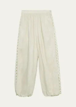 SIMKHAISelah Linen Lace Balloon Pants