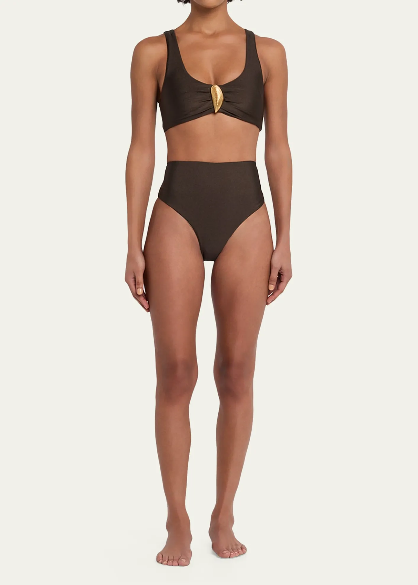 SIMKHAIThe Gracie Shell Bikini Bottoms