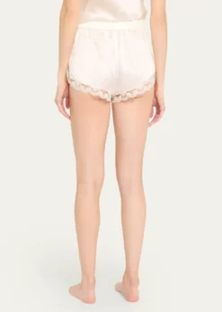 Simone PereleLove Me Lace-Trim Silk Sleep Shorts