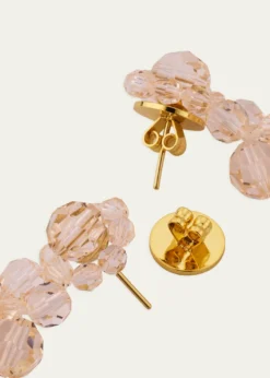 Simone RochaMini Cluster Earrings, Green