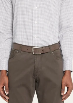 Simonnot GodardMen's Luma Matte Leather Belt