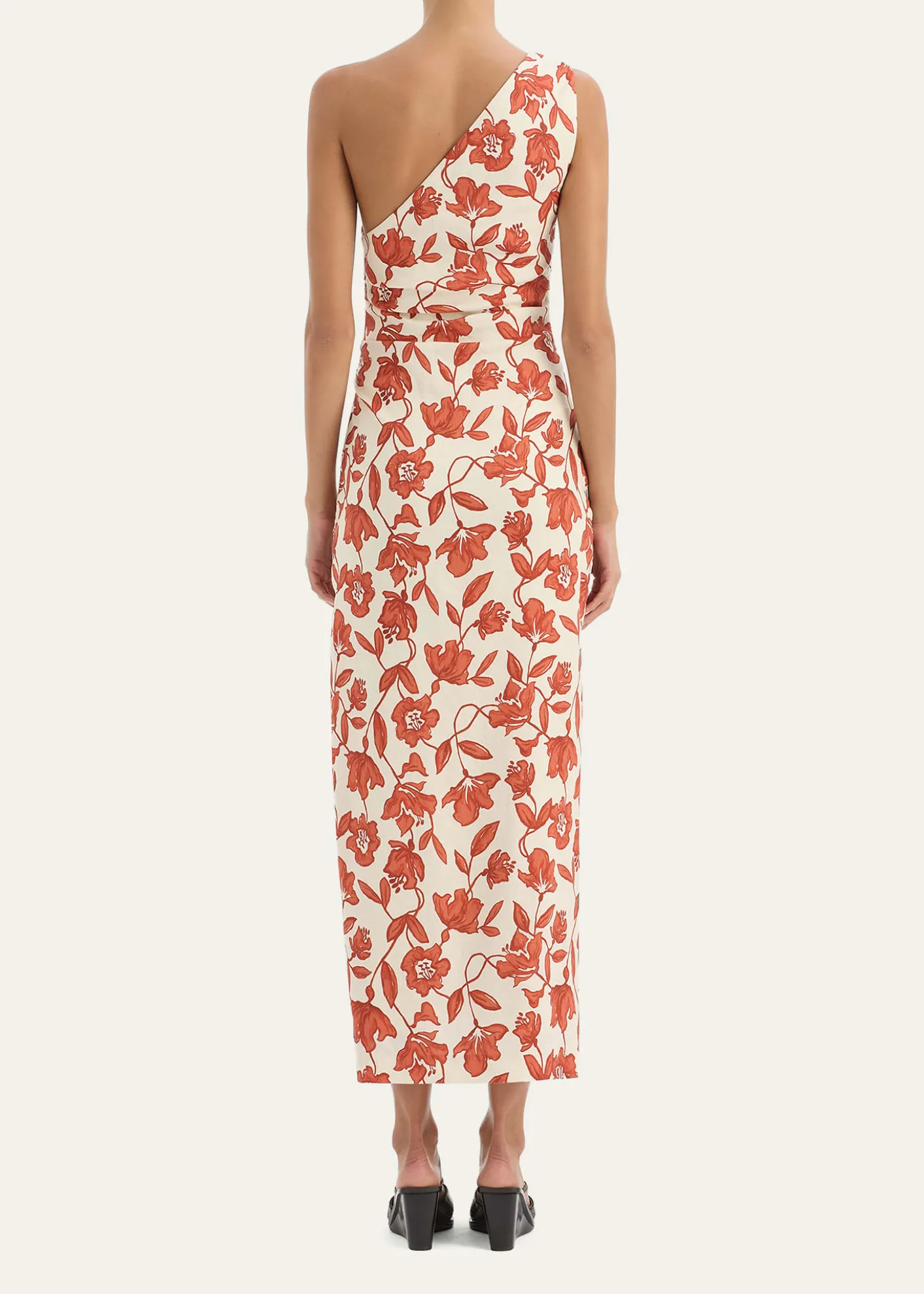 SIRChloe Asymmetric Linen Maxi Dress