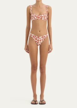 SIRChloe Floral Shaped Bikini Bottoms