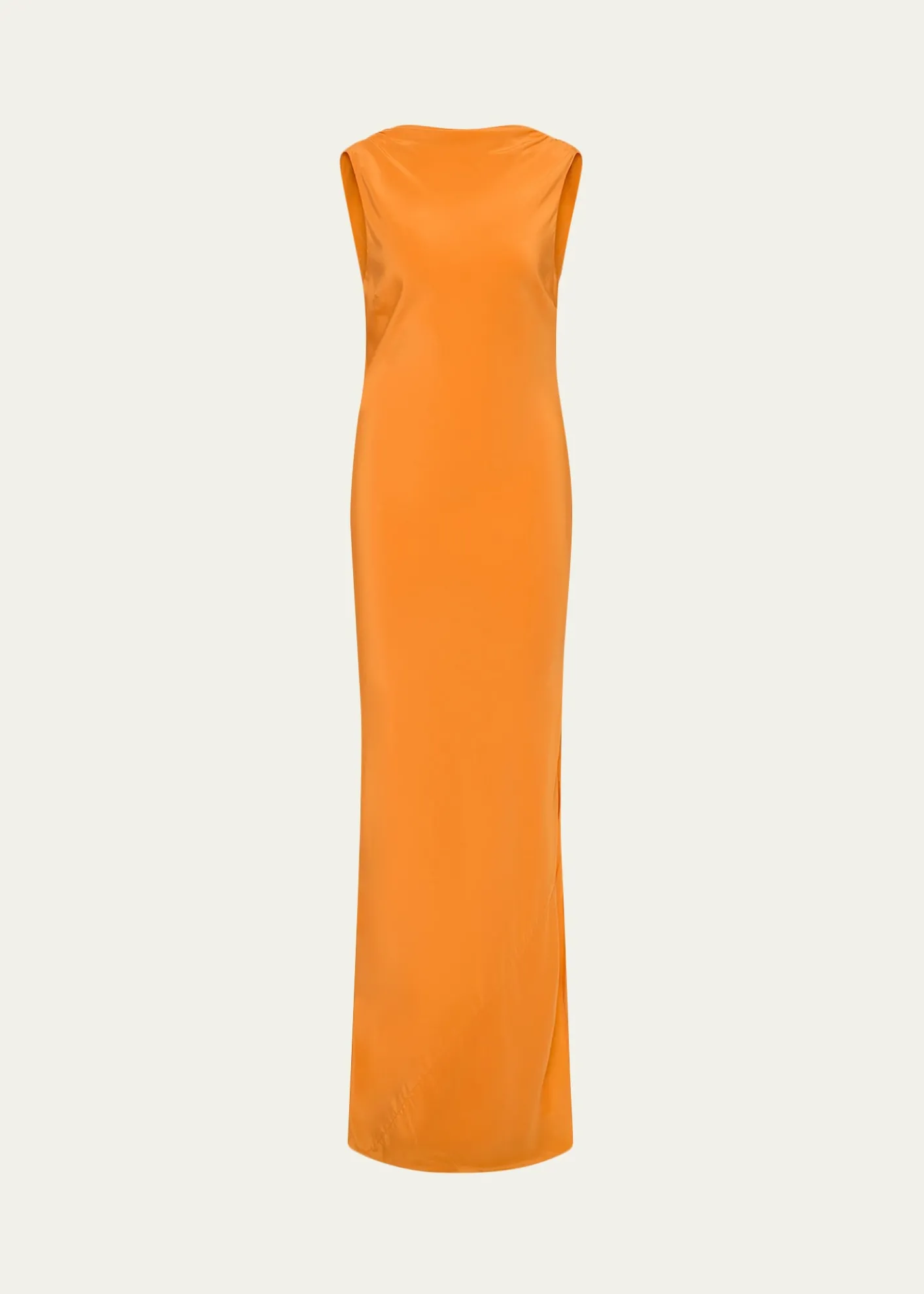 SIRIsla Cowl-Back Silk Gown