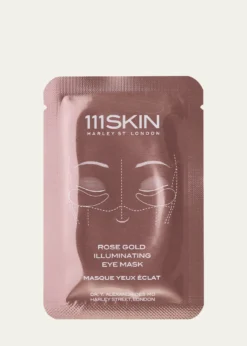 111SKINRose Gold Illuminating Eye Mask Box, 8 Count