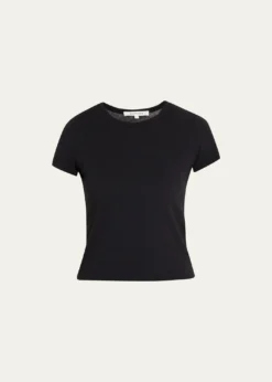 SLVRLAKEFitted Cropped Baby Tee