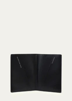 SmythsonMara Croc-Embossed Leather Passport Holder
