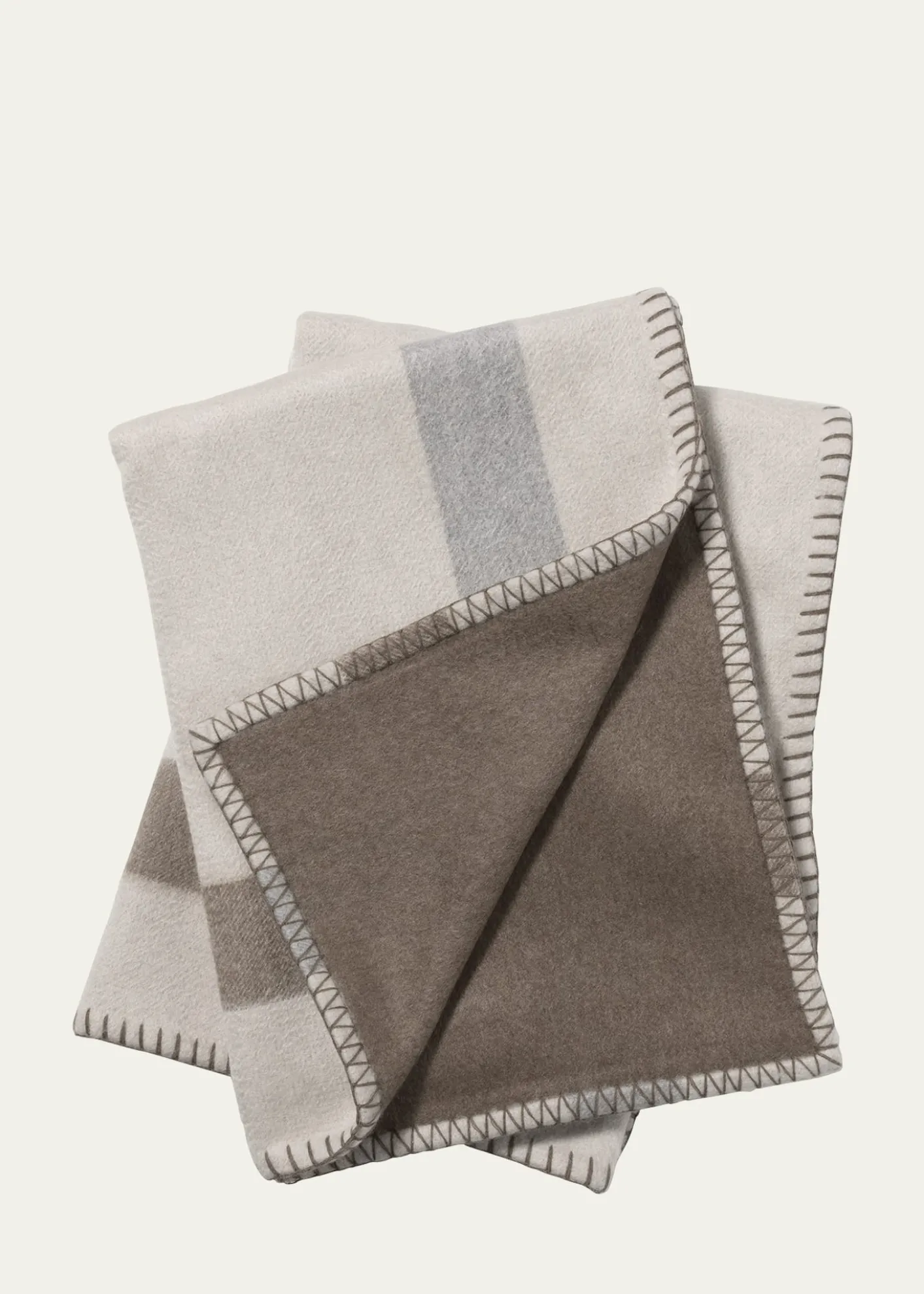 Sofia CashmereDouble-Face Cashmere Throw Blanket, 56" x 72"
