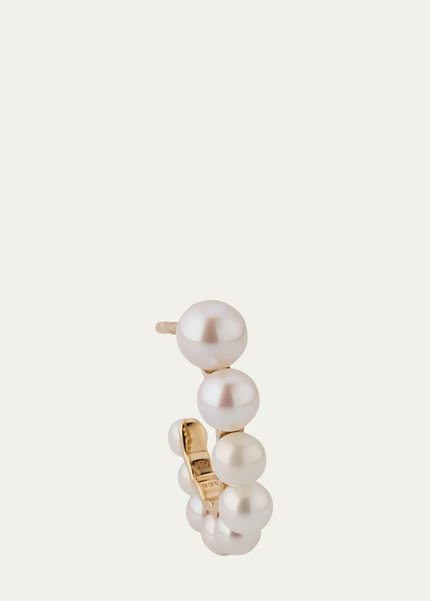 Sophie Bille BrahePetit Boucle de Perle Earring, Single