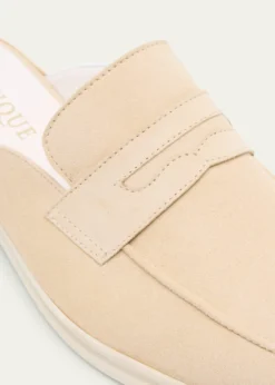 SophiqueRiviera Suede Loafer Mules