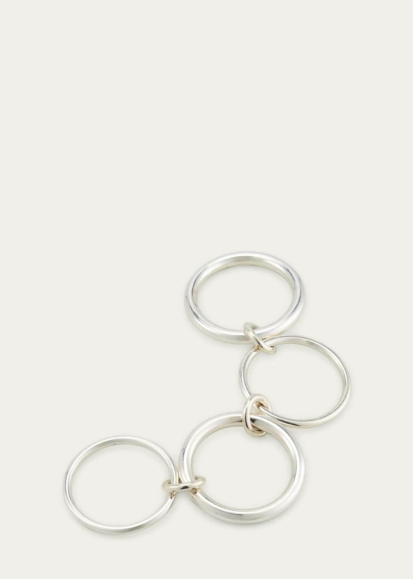 Spinelli KilcollinCici Silver Petite Four Link Ring