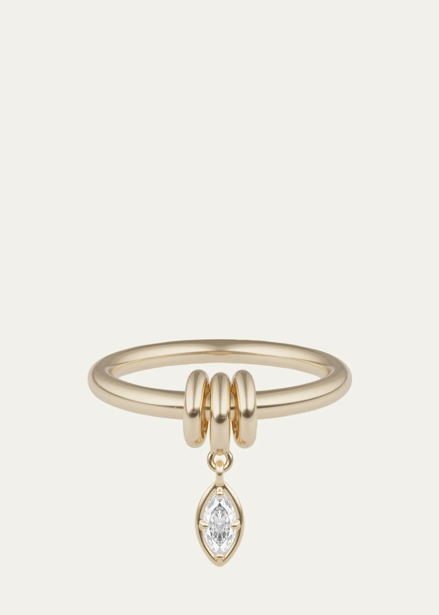 Spinelli KilcollinPia Marquise Diamond Yellow Gold Ring